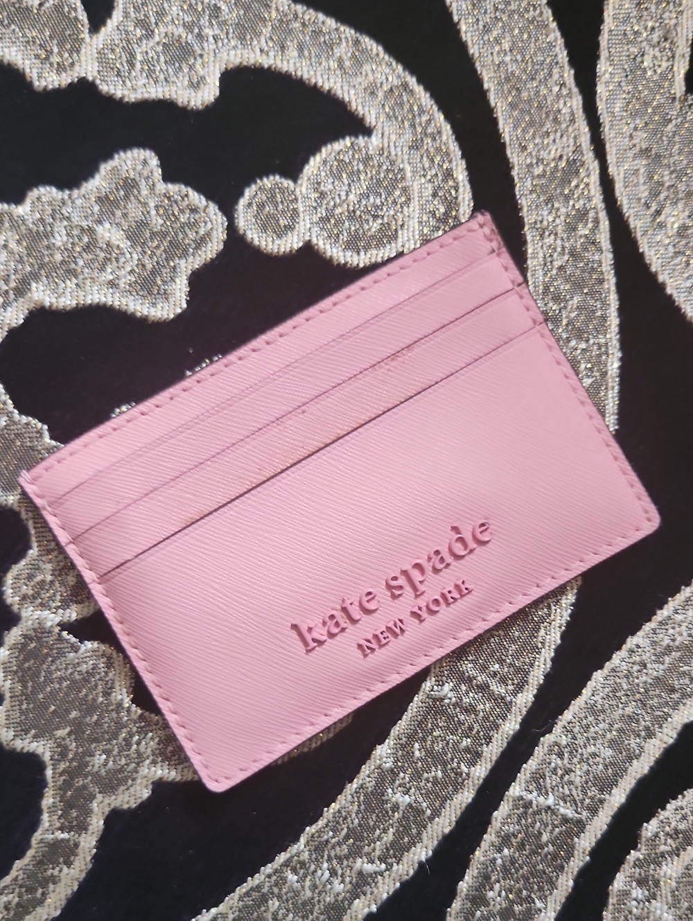 KATE SPADE Card Wallet Pale Pink EUC